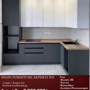 Kitchen Set Minimalis Modern Desain Kekinian