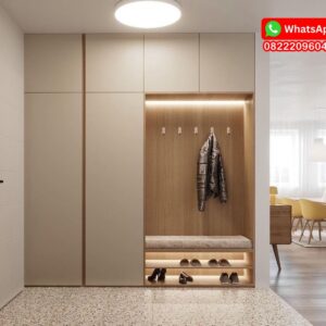 Jual Lemari Pakaian Wardrobe 2 Pintu Model Terbuka