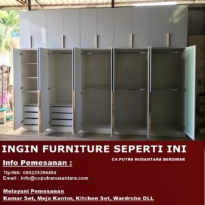 Lemari Baju 10 Pintu Model Gantung