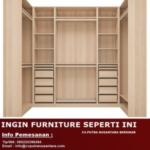 Lemari Baju Wardrobe Kamar Apartemen