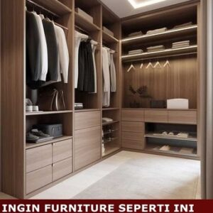 Lemari Set Kamar Utama Minimalis Terbaru