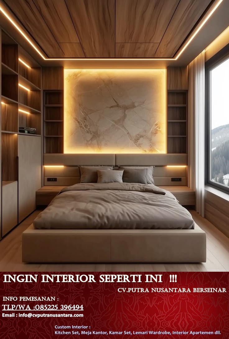 Custom Interior Kamar Set HPL Semarang