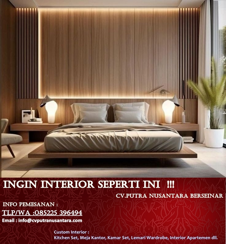 Interior Kamar Set Minimalis Pengantin