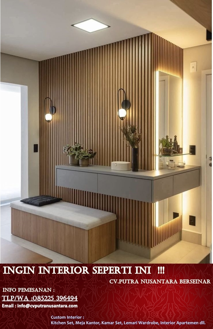 Jasa Pembuatan Kamar Set Apartemen Minimalis Surabaya
