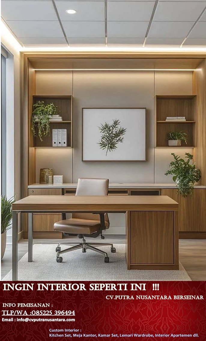 Custom Interior Kantor Ruang Kerja