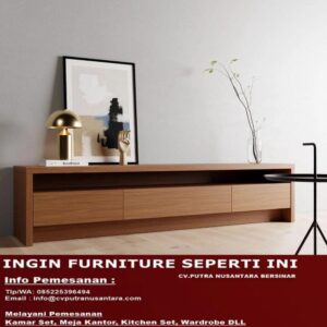Custom Bufet TV Ruang Tamu Minimalis