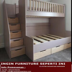 Custom Tempat Tidur Anak Tingkat Minimalis