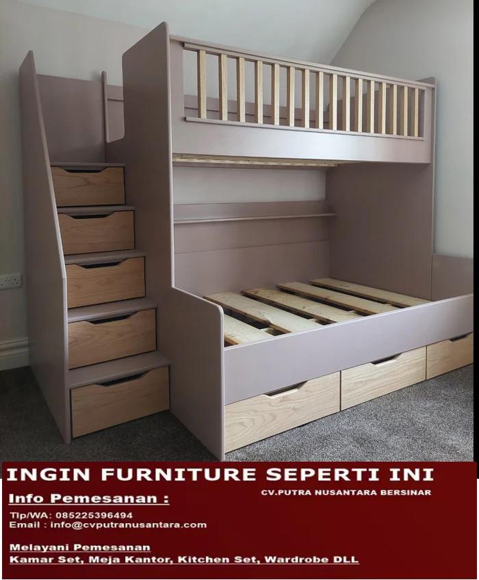 Custom Tempat Tidur Anak Tingkat Minimalis