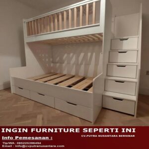 Custom Tempat Tidur Tingkat Anak Ukuran 160 x 200