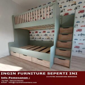Set Tempat Tidur Anak Model Tingkat