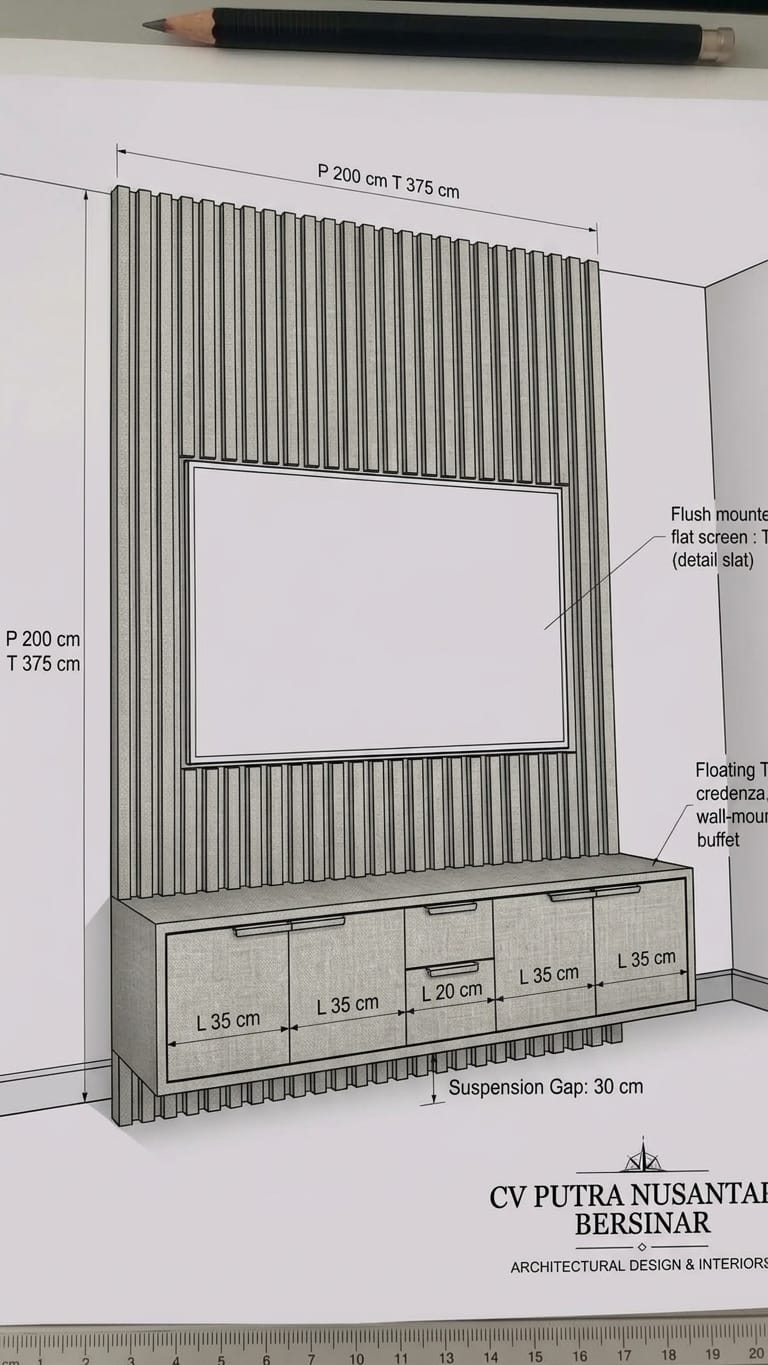 Wallpanel dan Lemari Display