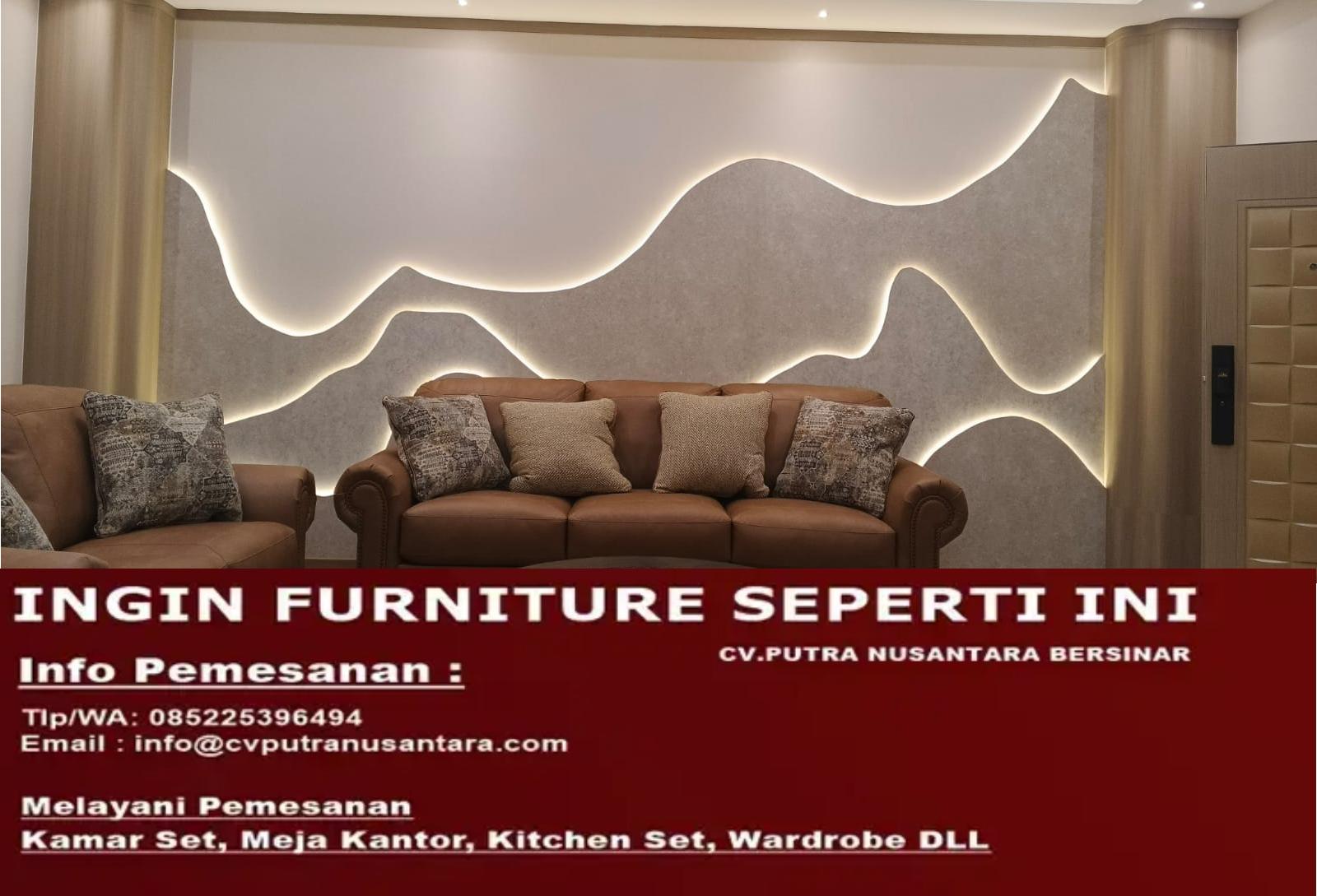 Wallpanel Dinding Ruang Keluarga Mdel Tiga Dimensi